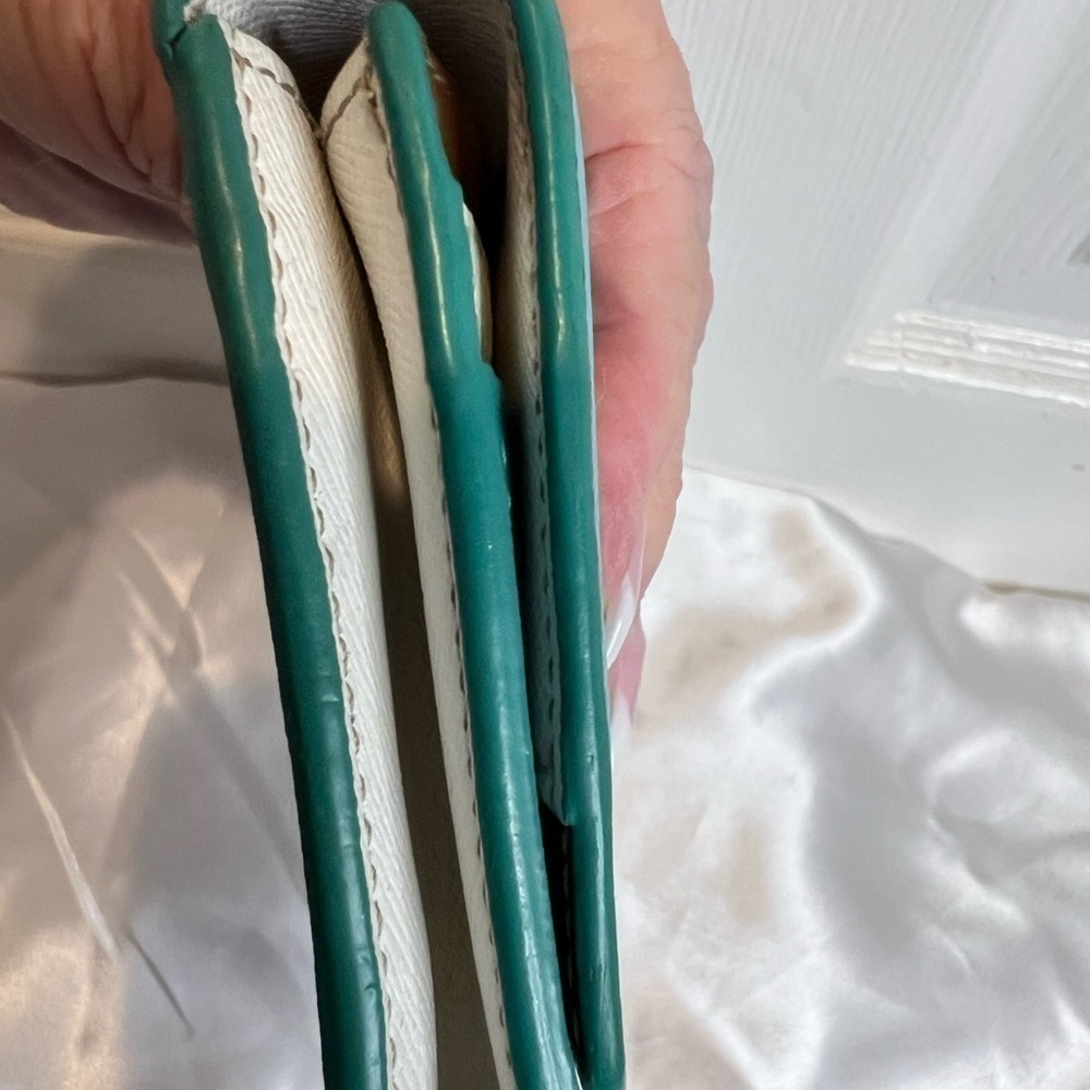 FURLA AUTHENTIC LONG BLUE ZIP AROUND WALLET - Picture 7 of 14